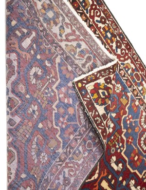 Red Vintage Floral 5X10 Bakhtiari Persian Runner Oriental Rug