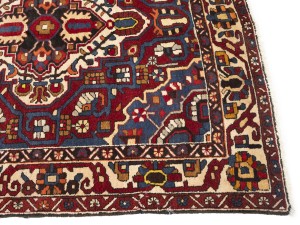 Red Vintage Floral 5X10 Bakhtiari Persian Runner Oriental Rug