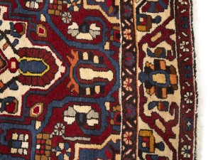 Red Vintage Floral 5X10 Bakhtiari Persian Runner Oriental Rug