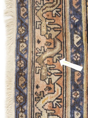 Muted Plum Antique Tribal 5X11 Malayer Persian Oriental Rug