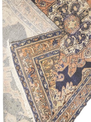 Muted Plum Antique Tribal 5X11 Malayer Persian Oriental Rug