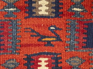 Multicolored Tribal Kelim 4X9 Persian Runner Oriental Rug