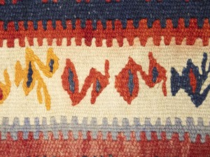 Multicolored Tribal Kelim 4X9 Persian Runner Oriental Rug