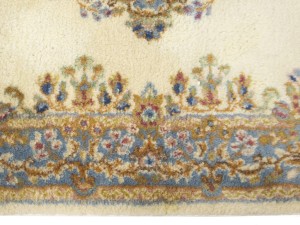 Cream Vintage Traditional Floral 3X5 Kerman Persian Oriental Rug