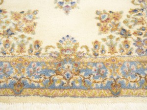 Cream Vintage Traditional Floral 3X5 Kerman Persian Oriental Rug