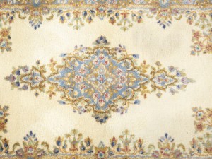 Cream Vintage Traditional Floral 3X5 Kerman Persian Oriental Rug