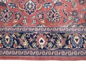 Bittersweet Red Floral 3X11 Sarouk Persian Runner oriental Rug