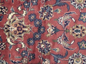 Bittersweet Red Floral 3X11 Sarouk Persian Runner oriental Rug
