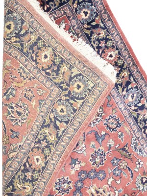 Bittersweet Red Floral 3X11 Sarouk Persian Runner oriental Rug