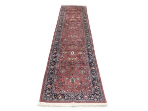 Bittersweet Red Floral 3X11 Sarouk Persian Runner oriental Rug
