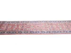 Bittersweet Red Floral 3X11 Sarouk Persian Runner oriental Rug