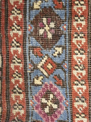 Muted Red Antique Tribal 6X14 Malayer Persian Oriental Rug