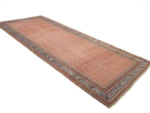 Muted Red Antique Tribal 6X14 Malayer Persian Oriental Rug