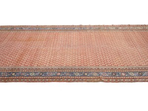 Muted Red Antique Tribal 6X14 Malayer Persian Oriental Rug