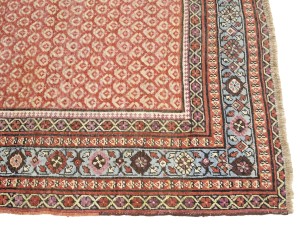 Muted Red Antique Tribal 6X14 Malayer Persian Oriental Rug