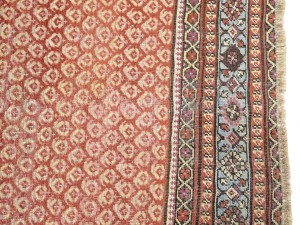 Muted Red Antique Tribal 6X14 Malayer Persian Oriental Rug