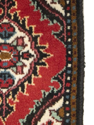 Vintage Red Floral Tribal 1'3X1'7 Hamedan Persian Oriental Rug