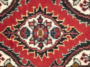 Vintage Red Floral Tribal 1'3X1'7 Hamedan Persian Oriental Rug