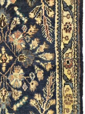 Vintage Muted Floral Tribal 2'4X3'8 Hamedan Persian Rug