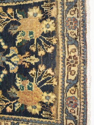 Vintage Muted Floral Tribal 2'4X3'8 Hamedan Persian Rug