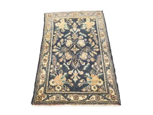 Vintage Muted Floral Tribal 2'4X3'8 Hamedan Persian Rug