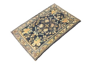 Vintage Muted Floral Tribal 2'4X3'8 Hamedan Persian Rug