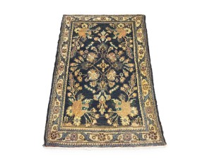 Vintage Muted Floral Tribal 2'4X3'8 Hamedan Persian Rug