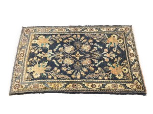 Vintage Muted Floral Tribal 2'4X3'8 Hamedan Persian Rug