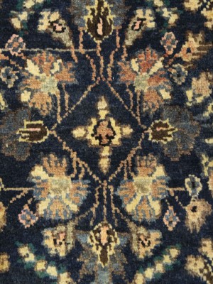 Vintage Muted Floral Tribal 2'4X3'8 Hamedan Persian Rug