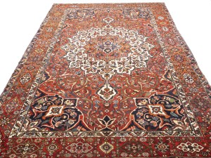 Red Vintage Floral 10X15 Bakhtiari Persian Oriental Rug