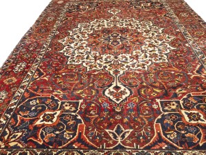 Red Vintage Floral 10X15 Bakhtiari Persian Oriental Rug