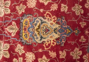 Red Semi Antique Traditional 10'6X14 Kashan Persian Oriental Rug
