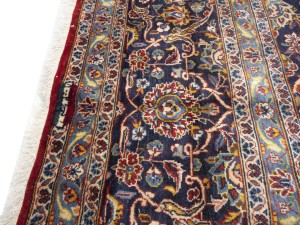 Red Semi Antique Traditional Red 10X16 Kashan Persian Rug