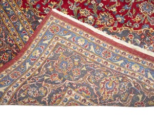 Red Vintage Traditional 10X13 Mashad Persian Rug