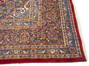 Red Vintage Traditional 10X13 Mashad Persian Rug