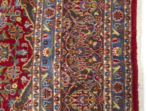 Red Vintage Traditional 10X13 Mashad Persian Rug