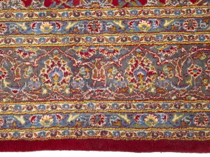 Red Vintage Traditional 10X13 Mashad Persian Rug