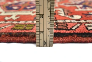 Vintage Red Tribal 1'11X13'5 Karajeh Persian Runner Rug