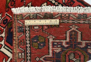 Vintage Red Tribal 1'11X13'5 Karajeh Persian Runner Rug