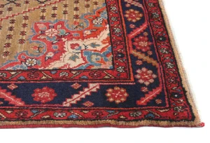 Khaki Tribal Geometric 5X10 Koliaie Persian Runner Rug