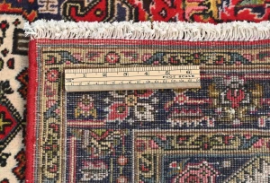 Vintage Red Traditional 3X5 Tabriz Persian Rug