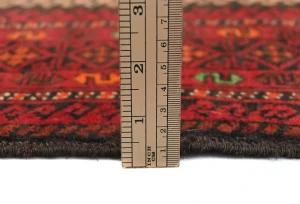 Vintage Cream Tribal 3X5 Balouch Persian Rug