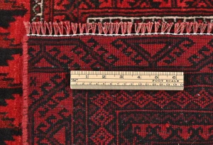 Vintage Red Tribal 3X6 Balouch Persian Rug