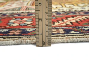 Vintage Cream Floral 3X12 Tabriz Persian Runner Rug