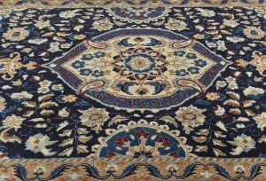 Purple-navy Classic 3X13 Nain Persian Runner Rug