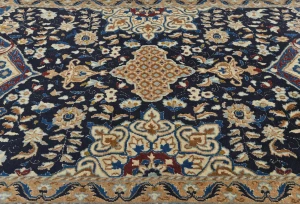 Purple-navy Classic 3X13 Nain Persian Runner Rug