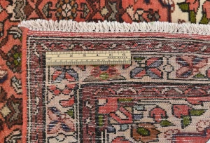 Vintage Bittersweet Red Floral Tribal 2'6X12'5 Hamedan Persian Runner Rug