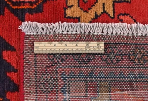 Vintage Red Tribal Floral 4'7X6'6 Lilian Persian Rug