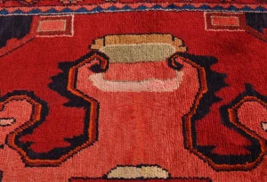 Vintage Red Tribal Floral 4'7X6'6 Lilian Persian Rug