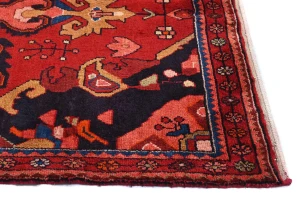 Vintage Red Tribal Floral 4'7X6'6 Lilian Persian Rug